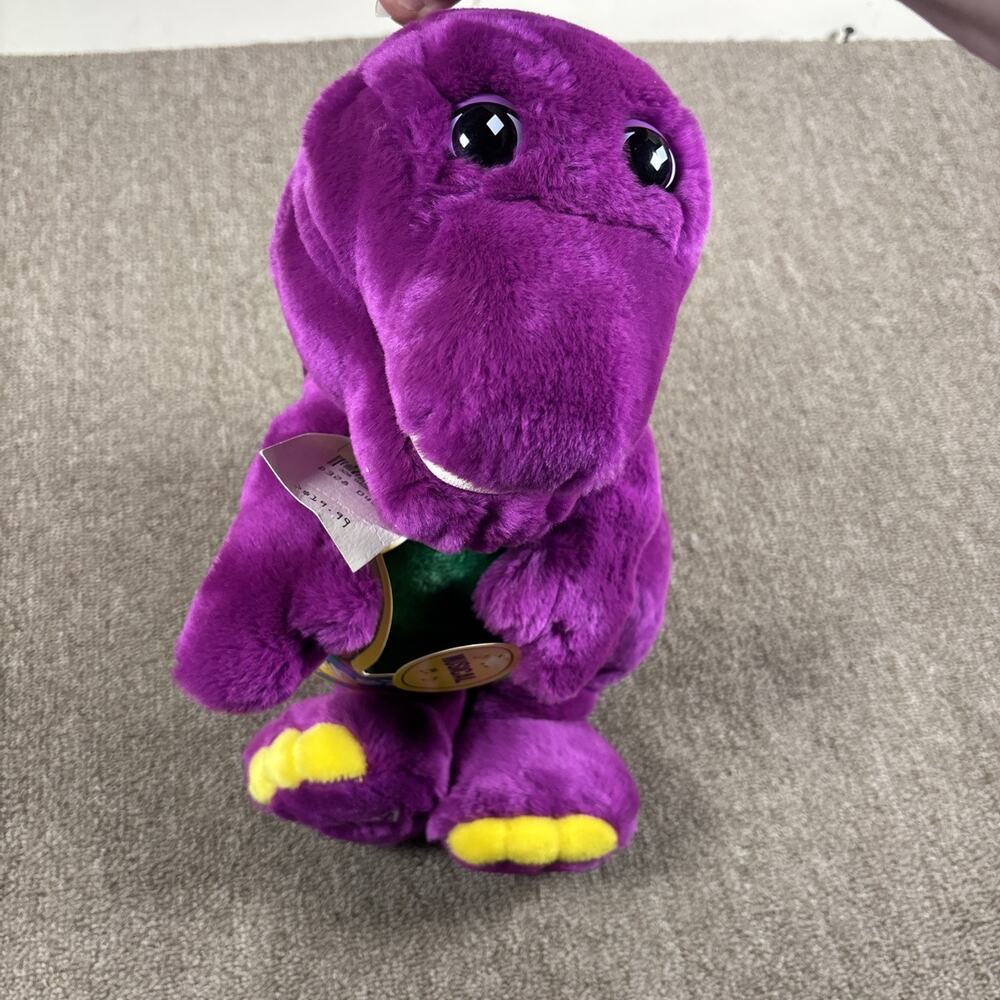 Vtg 1992 Barney 14” Plush Musical Original TagsClean Retro Needs Battery